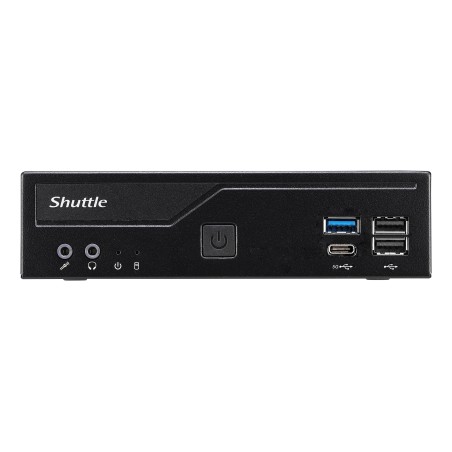 Shuttle XPС slim DH610V2 PC barebone 1,35 L størrelse PC Sort Intel H610 LGA 1700